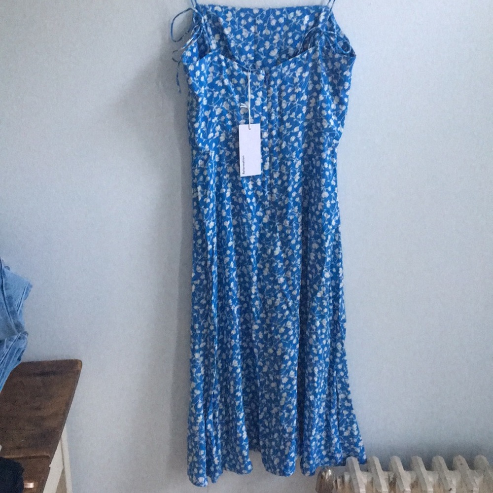 NWT Reformation Peach Marie Dress - Picture 4 of 8
